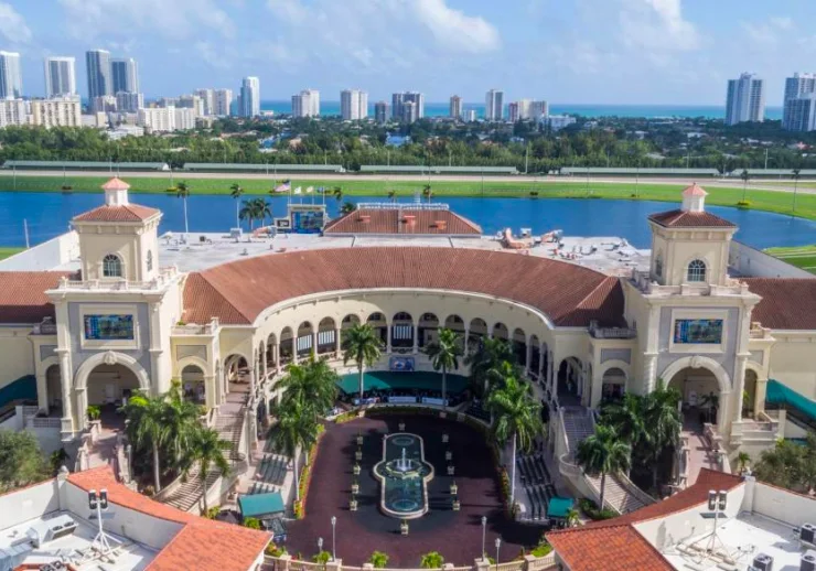 view from above at gulfstream park casino